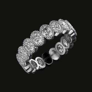 Oval Eternity Band