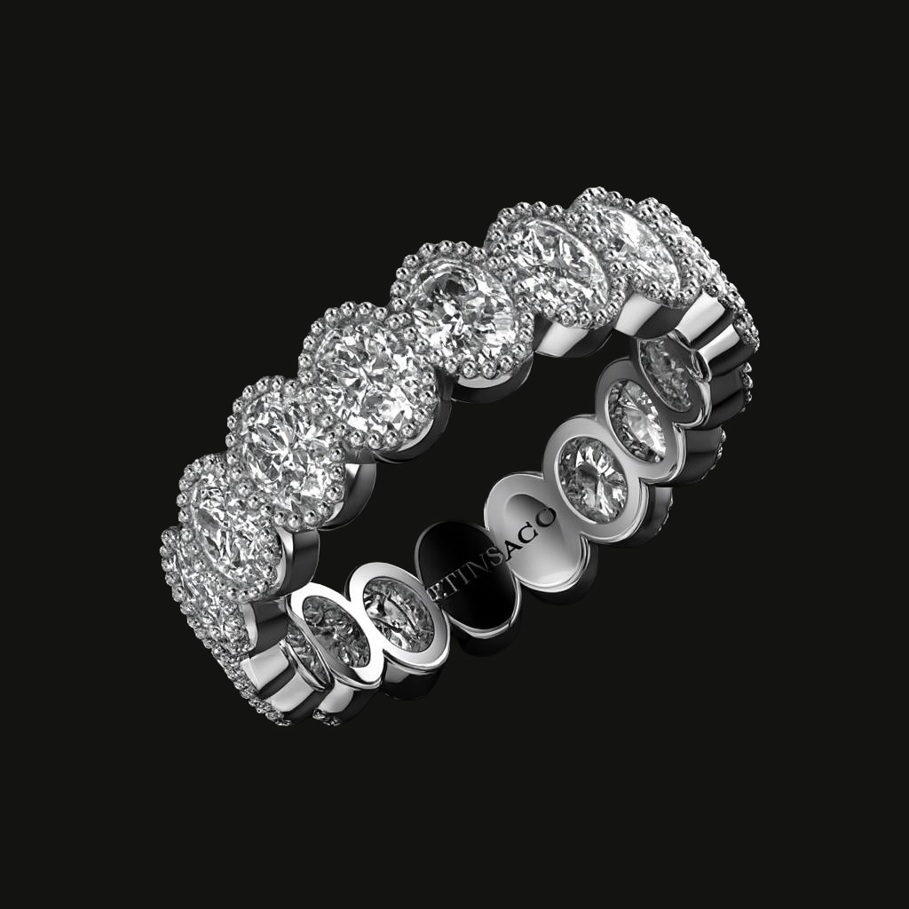 Oval Eternity Band