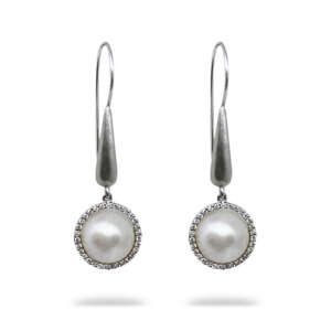 Mabé Diamond Earrings