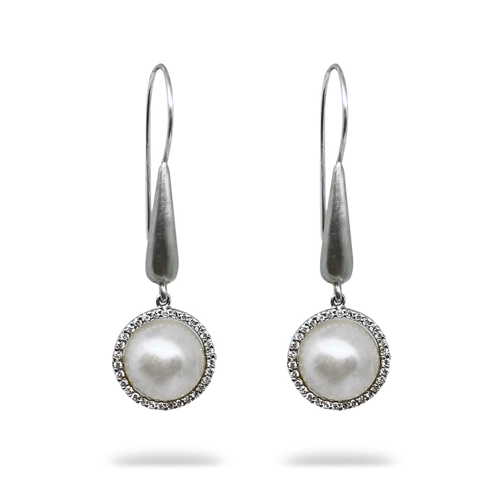 Mabé Diamond Earrings