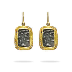 Kurtulan Roman Face Earrings
