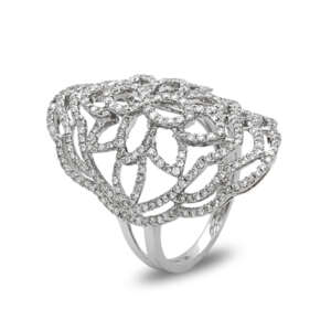 White Gold and Diamond Ring