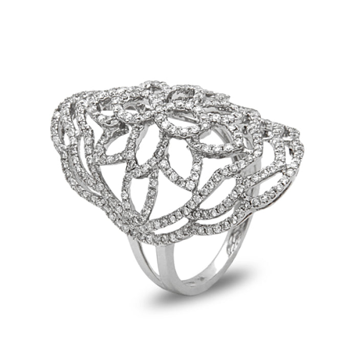 White Gold and Diamond Ring